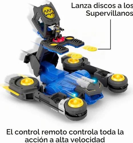 Vista 5 de Fisher-Price Imaginext DC Super Friends Transformando Batmobile R/c