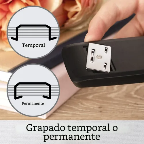 Vista 7 de Swingline grapadora estándar, versión eco, capacidad para 15 hojas., Negro