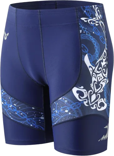 Vista 13 de HUGE SPORTS Shorts Rash Guard de Natación para Hombre Jammer de Natación de Compresión Traje de Baño Activo de Secado Rápido Shorts de Entrenamiento