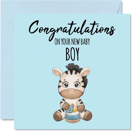 Vista 9 de Stuff4 Nueva tarjeta de bebé niña – Nueva hija – Tarjetas de felicitación para recién nacido, tarjetas de felicitaciones bien hechas, regalos