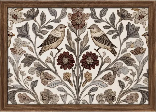 Vista 103 de MUDECOR Lienzo enmarcado prémium para pared, pinos nevados en bosque de invierno, ilustraciones modernas, arte contemporáneo, escénico, divertido