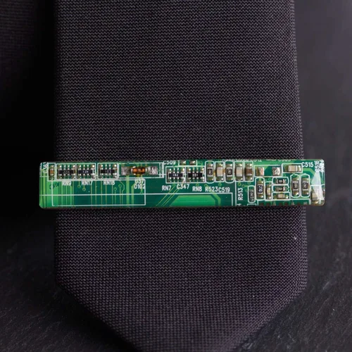 Vista 49 de Clip de corbata para placa de circuito, regalo único para geek de la computadora