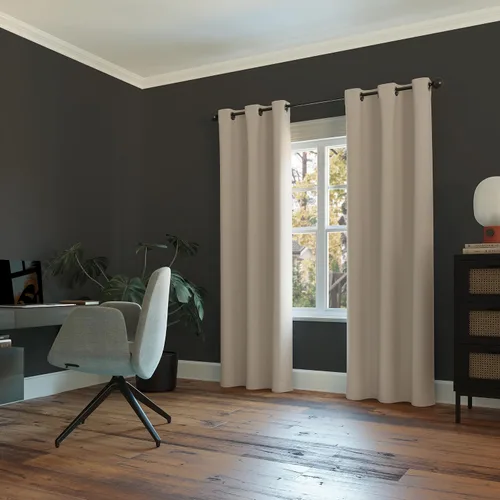 Vista 13 de Sun Zero Easton - Cortina opaca con ojales, ahorro de energía, 40 x 63 pulgadas, cebada