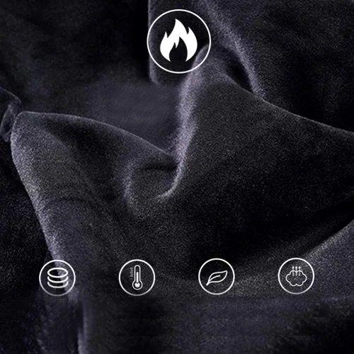 Vista 6 de Ropa interior térmica térmica lavable con aislamiento térmico de manga larga con pantalones batería no incluida
