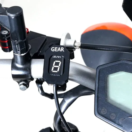 Vista 5 de Montaje de enchufe de motocicleta Medidor indicador de engranajes de 1-6 velocidades para Yamaha YZF R1 R6 FZ8 Mt03 MT-01 Fzs600 XJR400 FZ400 FZ6