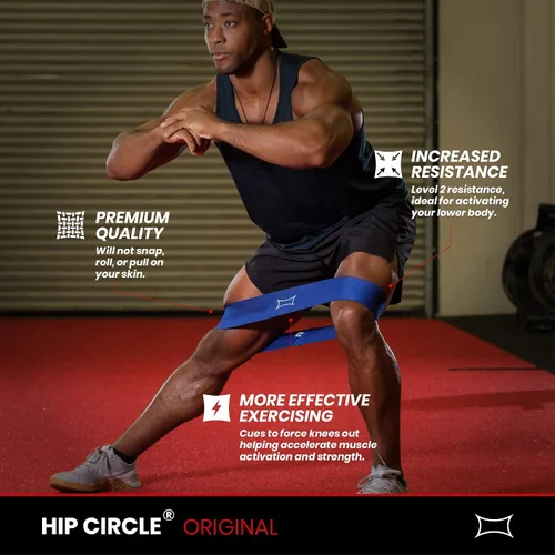 Vista 2 de Bandas de resistencia Mark Bell Sling Shot Hip Circle para hacer ejercicio (Nivel 2)