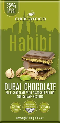 Vista 6 de Chocoyoco Barra de chocolate (3.5 onzas (paquete de 5), matcha, chocolate blanco)