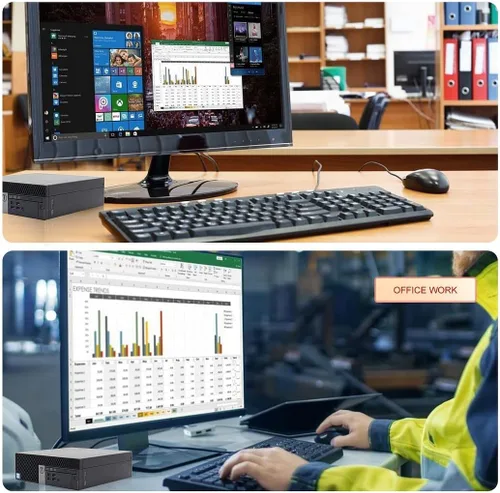 Vista 3 de Computadora de escritorio Dell Windows 11 Pro OptiPlex 7040 i7 Renovada de factor de forma pequeño, i7-6700 3.40GHz, 32GB de RAM DDR4, nuevo SSD M.2