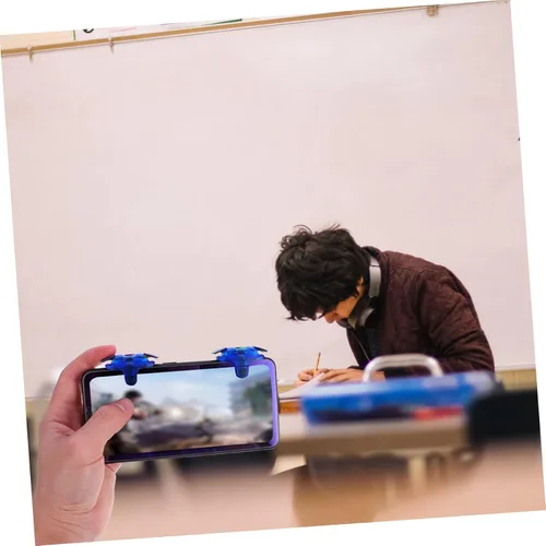 Vista 2 de WOONEKY 1 pair Cellphone Accessories Button Accessory Phone Cell Handle Changing for Gamepad Conter Trigger Color Triggers Plastic Shooting Gift