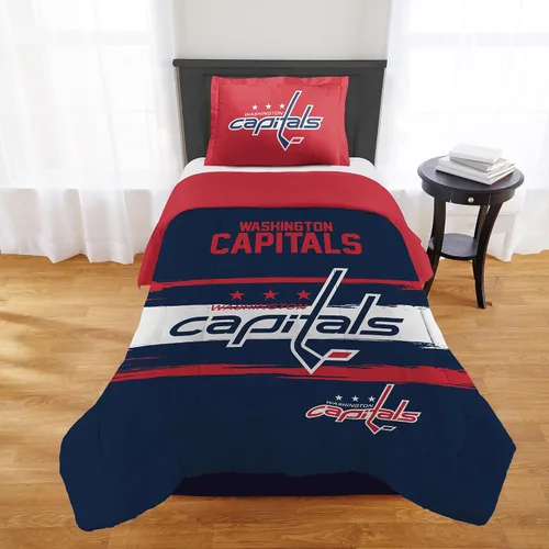 Vista 9 de NORTHWEST, juego de edredón con licencia oficial del equipo Boston Bruins de la NHL – Juego de edredón y funda de almohada de microfibra