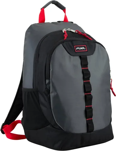 Vista 13 de FUEL Mochila de senderismo para mujeres y hombres, Terra Sport, viajes, universidad, gimnasio, trabajo con funda para laptop, Bungee, 18 pulgadas