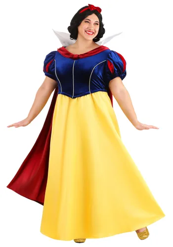 Vista 3 de Disfraz de Blancanieves para Mujer Talla Plus de Disney Multicolor
