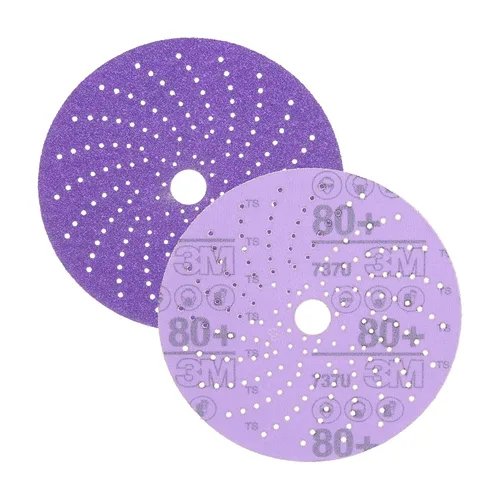 Vista 35 de 3M Cubitron II Hookit 31370 - Disco abrasivo de lijado limpio, 6 pulgadas, grado 40+, paquete de 50 discos, alto rendimiento, larga duración
