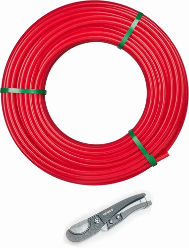 Vista 11 de EFIELD - Tubería Pex A de 1/2 pulgada, 100 pies, color azul para aplicaciones de fontanería de agua potable con un cortador de tubos (XB100)