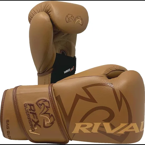 Vista 7 de Guantes de boxeo RIVAL RFX-Guerrero-V para bolsa de entrenamiento, con relleno de espuma multicapa (HDEF), cuero premium, sistema Wrist Lock 2