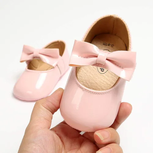 Vista 5 de Mocasines para bebé de princesa brillante Mary Jane vestidos zapatos de primera calidad ligeros suela suave zapatos para cuna zapatos para niños