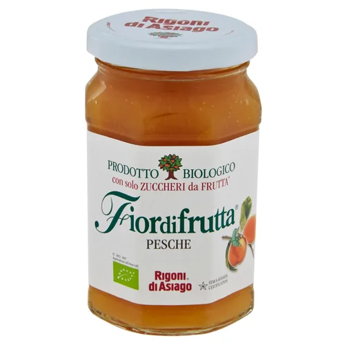 Vista 3 de Rigoni di Asiago Fiordifrutta Organic Fruit Spread, melocotón, 6