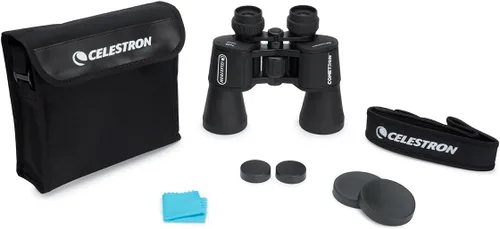 Vista 7 de Celestron - Binoculares de astronomía Cometron 7x50 - Nivel básico para observación de estrellas y observación de cometas - Objetivos grandes