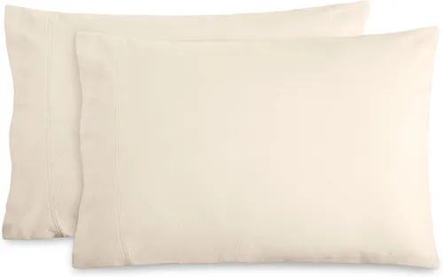 Vista 10 de Bare Home Fundas de almohada de franela 100% algodón