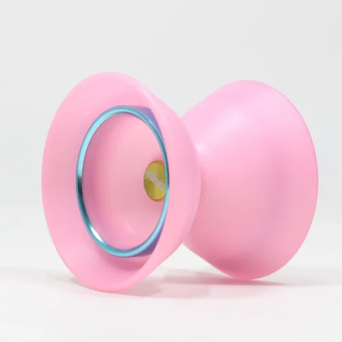 Vista 2 de Yoyó impecable - YoYo fuera de cuerda - Rei Iwakura Signature Yo-Yo (rosa con borde azul-edición Gebin)