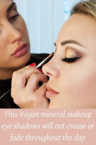 Vista 3 de Maquillaje mineral Sombra de ojos horneada Trio-Vegan Sombra de ojos (Bronce)