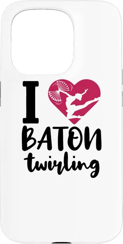 Vista 14 de iPhone 16 I Love Baton Twirling Majorette Baton Twirler Case