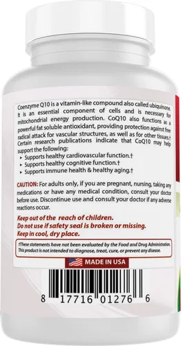 Vista 7 de Best Naturals COQ10 100 mg 120 Cápsulas