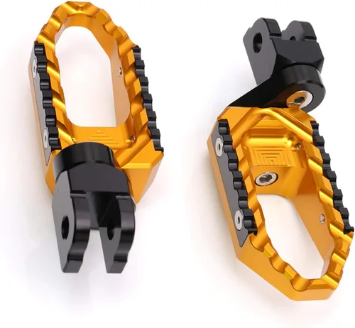 Vista 23 de MC MOTOPARTS Estriberas extendidas negras para riders amplias de 25mm compatibles con Razor MX350 MX400 MX500 MX650 Negro