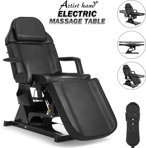 Vista 3 de Artist hand Cama facial para mesa de masaje esteticista, cama de belleza, silla estética médica para tatuajes con 3 ajustes eléctricos de motor