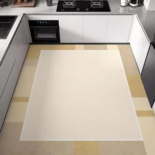 Vista 13 de Tapete de cocina, antideslizante, tapete de escritorio cómodo de pie, impermeable, antideslizante, alfombras de cocina absorbentes para cocina
