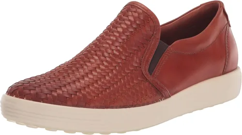 Vista 3 de ECCO Women's Soft 7 Woven Slip on 2.0 Negro