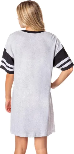 Vista 2 de INTIMO Peanuts Joe Cool Snoopy Woodstock - Camisón de pijama para mujer Gris
