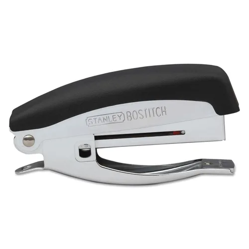 Vista 3 de Bostitch Office Deluxe 42100 - Engrapadora manual de 20 hojas con agujero de anclaje, cromo/negro