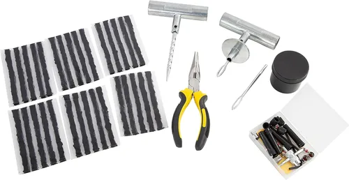 Vista 9 de OEMTOOLS 26683 Kit de Parches para Neumáticos de 8 Piezas, Kit de Reparación de Neumáticos, Herramientas de Parche con Mango en T para Neumáticos