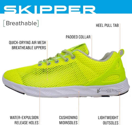 Vista 2 de FROGG TOGGS Skipper Premium - Zapatos deportivos de secado rápido para mujer