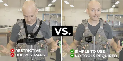 Vista 7 de SNAP Mounts Soporte de pecho para cámara de acción magnética para GoPro y DJI Osmo Action