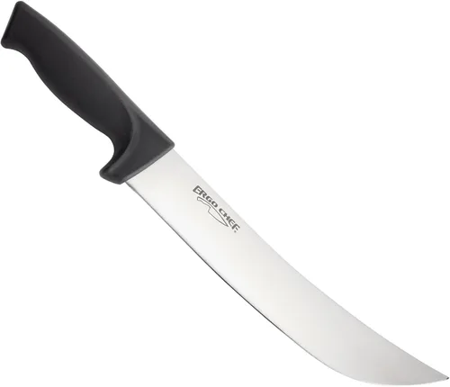 Vista 6 de Ergo Chef Prodigy Series - Cuchillo para cortar cimros de 10 pulgadas, cuchillo de carne curvada de acero inoxidable de alto carbono, mango