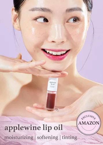 Vista 3 de NOONI Aceite Labial Vegano Coreano - Applewine, 0.12 Fl. Oz. + Aceite Labial Coreano - Appleginseng, 0.12 Fl. Oz. Paquete