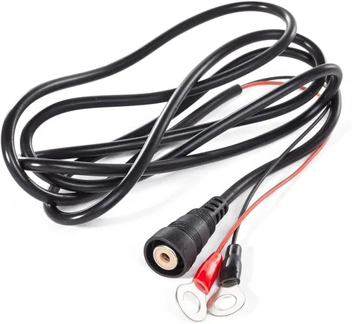 Vista 3 de Cable de alimentación de escudo eléctrico de 4.6 pies para casco con calefacción, cable de alimentación para visera