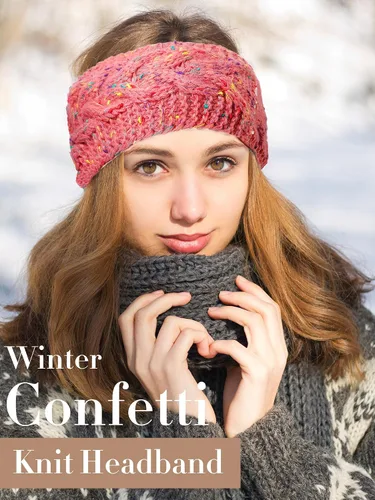 Vista 4 de Geyoga 7 diademas de punto para mujer, diademas de invierno para mujer, calentadores de orejas con forro polar para clima frío cálido (color fresco)
