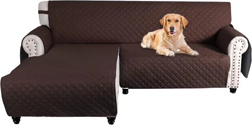 Vista 32 de MIFXIN Funda reversible para sofá, impermeable, antideslizante, lavable, con correa elástica, protector de muebles para mascotas, perros y niños
