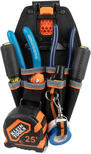 Vista 4 de Klein Tools MODbox Tool Pouch, Electrician Bag, Quickly Attach and Release from Tool Belts and MODBox Rail System