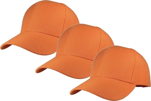 Vista 15 de Gelante - Gorra lisa de béisbol ajustable con correa trasera (3 unidades)
