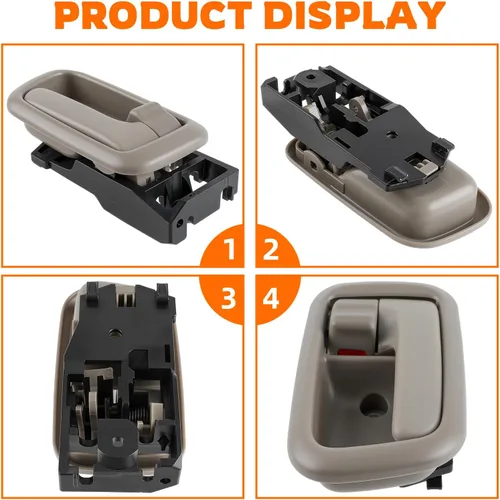 Vista 6 de GoaMotors Manijas interiores interiores para puertas compatibles con Toyota Tundra 2000-2006, 1 par delantero izquierdo para conductor y lado