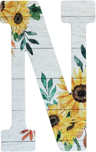 Vista 20 de COLLECTIVE HOME - Letras de madera de 12 pulgadas para decoración de pared, letrero rústico de pared, letreros decorativos para colgar, número