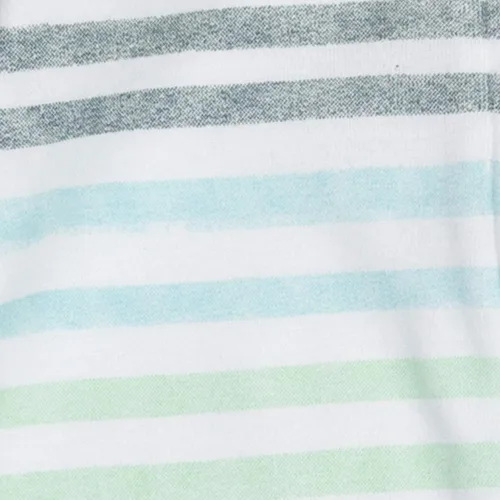 Vista 4 de HonestBaby Baby Boys' Organic Cotton Footed Sleep & Play Pajamas
