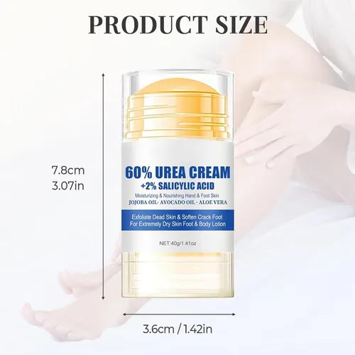Vista 7 de Crema Hidratante y Antigrietas para Pies, Crema de 2025 ml Hidratante y Alivio de Grietas y Sequedad para Pies, Crema de Reparación para Manos