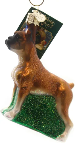 Vista 90 de Old World Christmas - Adorno de bebé blanco de un solo pieza de vidrio soplado para árbol de Navidad, decoración festiva hecha a mano, colección
