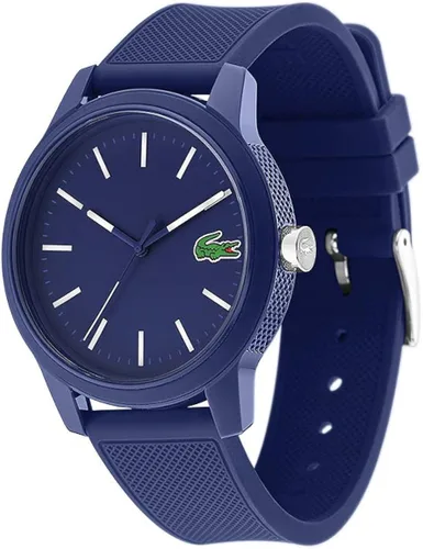 Vista 2 de Lacoste Reloj casual L1212 de cuarzo TR90 y correa de goma color azul modelo 2010987 Azul