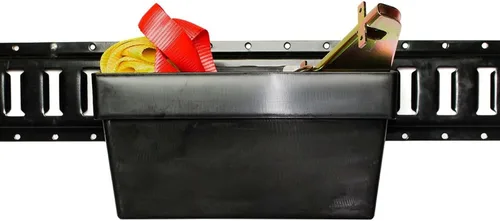 Vista 5 de DC Cargo Mall Gran contenedor de almacenamiento E Track – Organizador de canasta E Track resistente – Accesorios E Track compactos para remolques